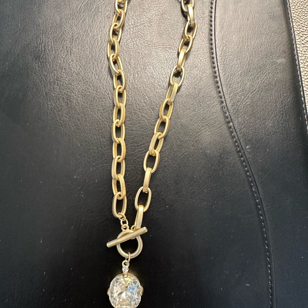 Beautiful costume toggle necklace